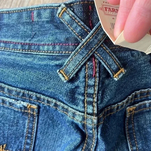 FARM GIRL & FEED Co. Carole-Lu low rise Boot Cut denim jeans women size 4R x 32 - Picture 14 of 16